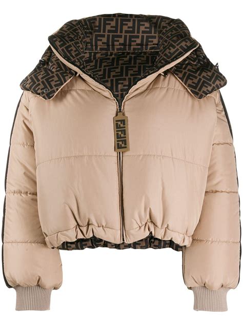 fendi eyes puffer jacket|farfetch Fendi puffer jacket.